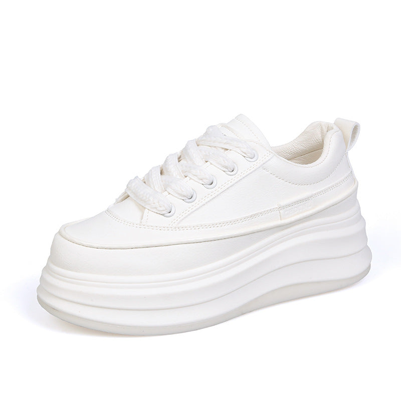 Dame Chunky Plateau-Sneakers med blød sål og åndbart overmateriale Stilla