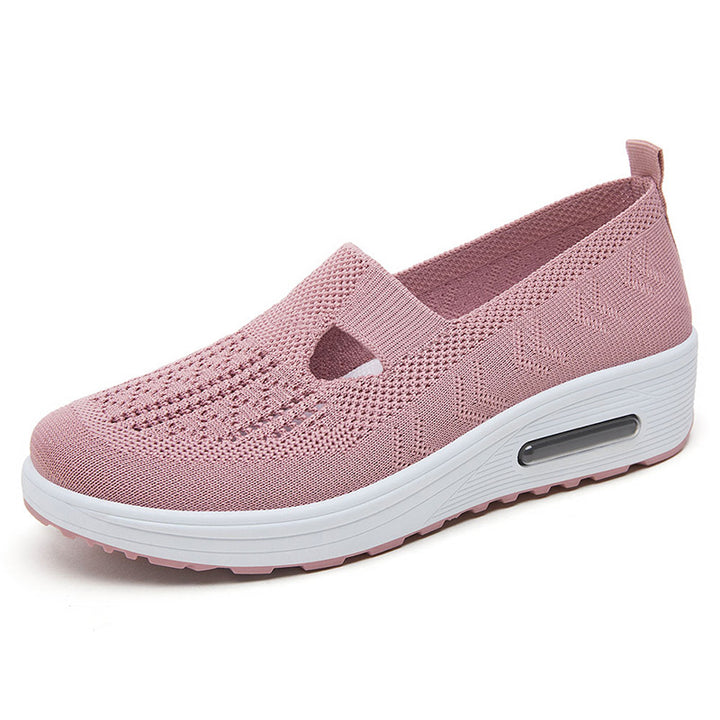 Dame Behagelige og åndbare Slip-On Sneakers med Dæmpningssystem Stilla
