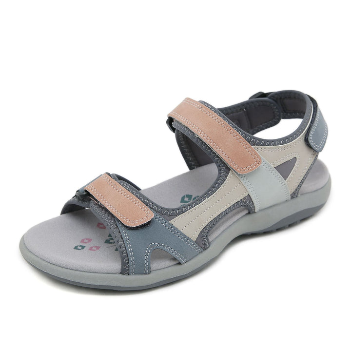 Dame friluftssandaler med let justerbare velcro-lukninger og støttende sål Stilla