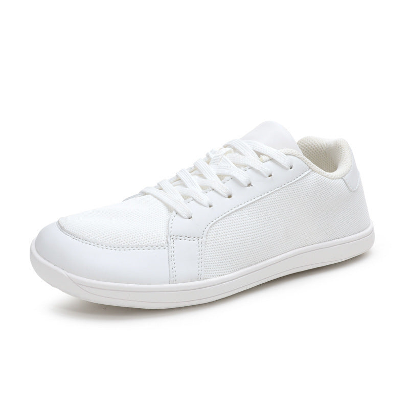 Herren nan urbaner City-Sneaker med sømløst mesh- og kunstlædermix, dæmpet EVA-sål og polstret hælestøtte Skovae