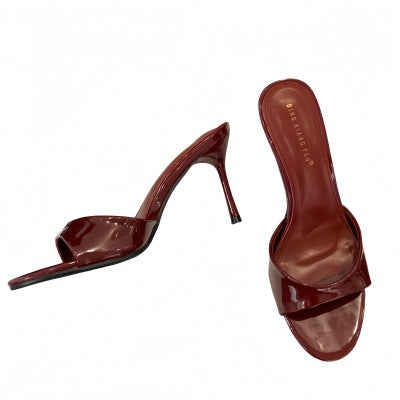 Dame Slingback High Heels med elegant glansfinish og komfortabel fodseng Stilla