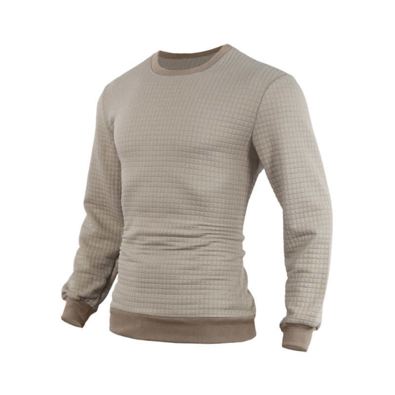 Herrer Sweatshirt med struktureret overflade og lang skæring Stilla