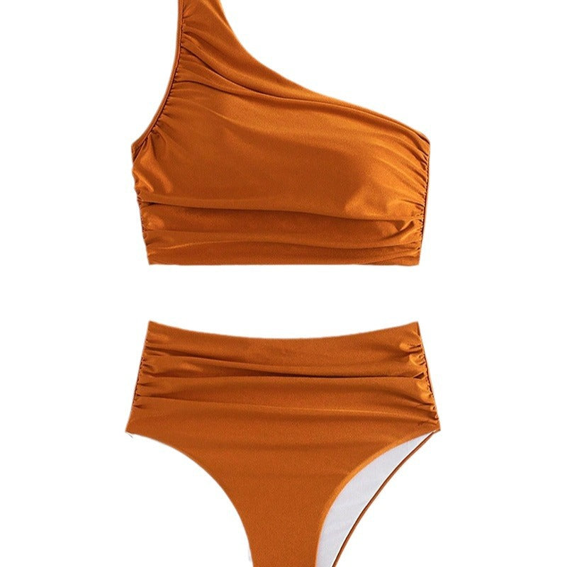 Dame En-sidet Bikini-sæt med høj talje Stilla