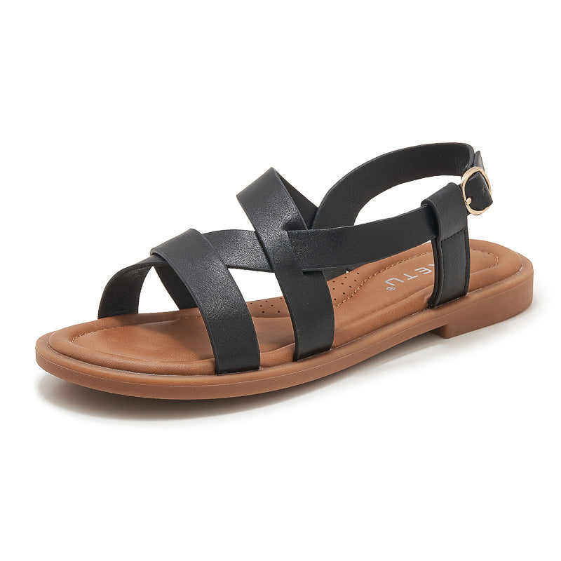 Dame sandaler med modejusterbare remme og behagelig sål Stilla