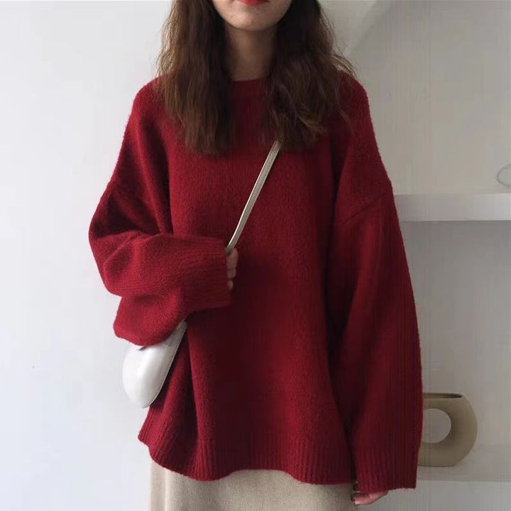 Kvindernes oversized sweater i en afslappet stil med behageligt blødt materiale Stilla