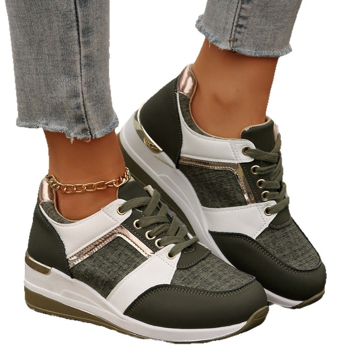 Dame Sportliche Sneakers med åndbar mesh-overflade og dämpende sål Stilla
