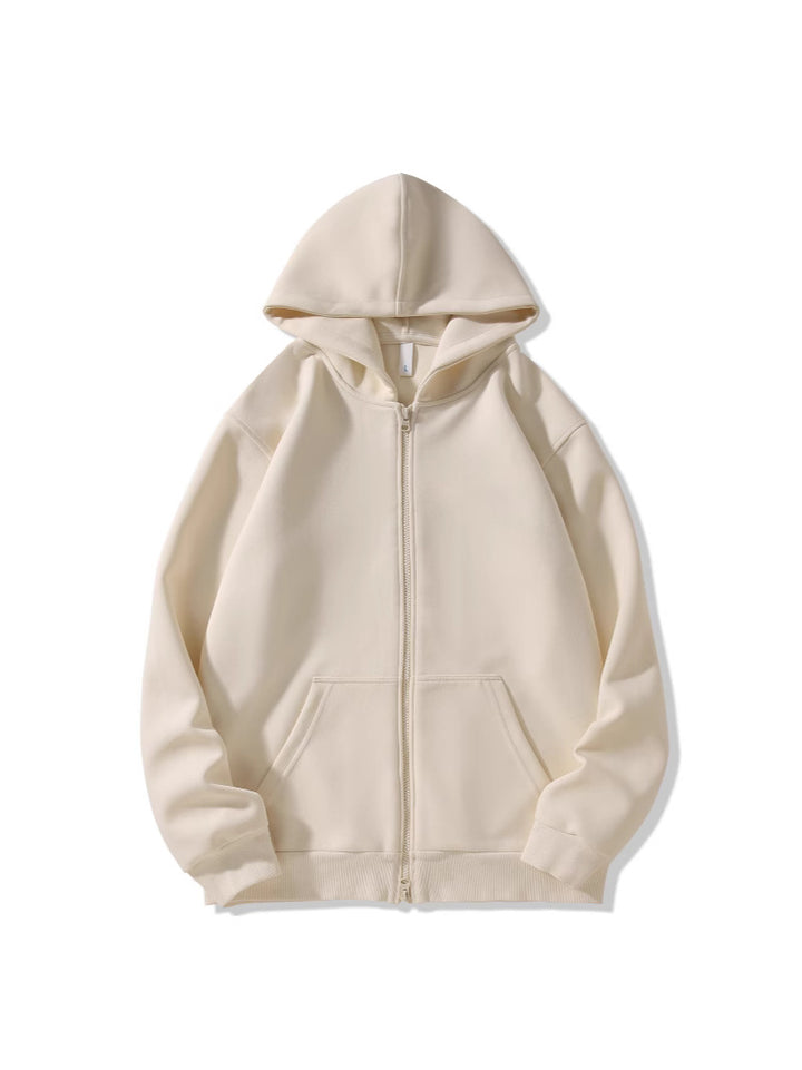 Dame hoodie jakke med fuld lynlås og praktiske lommer Skovae