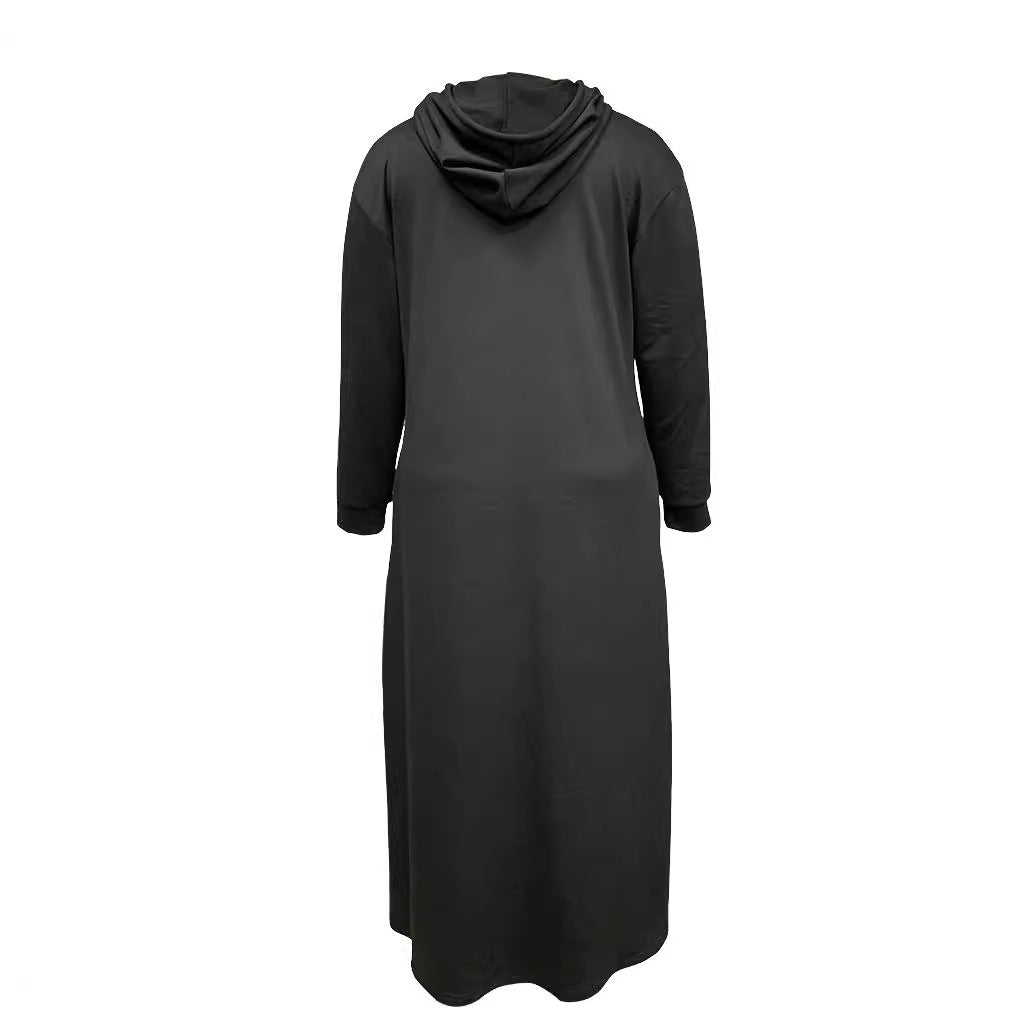 Dame hættkjole i afslappet oversized stil Stilla