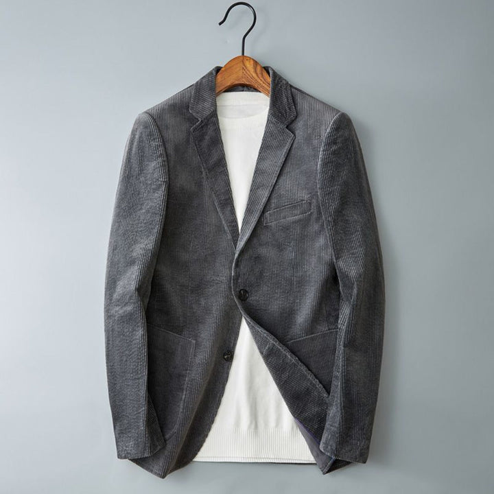 Stilla | Struktureret Cordjakke I Smart Casual Stil