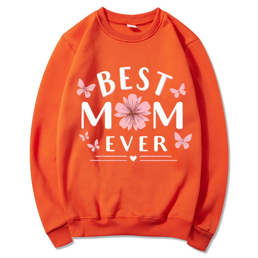 Kvinders sweatshirt med legende yndlingsudsagn og blomsterdesign Stilla