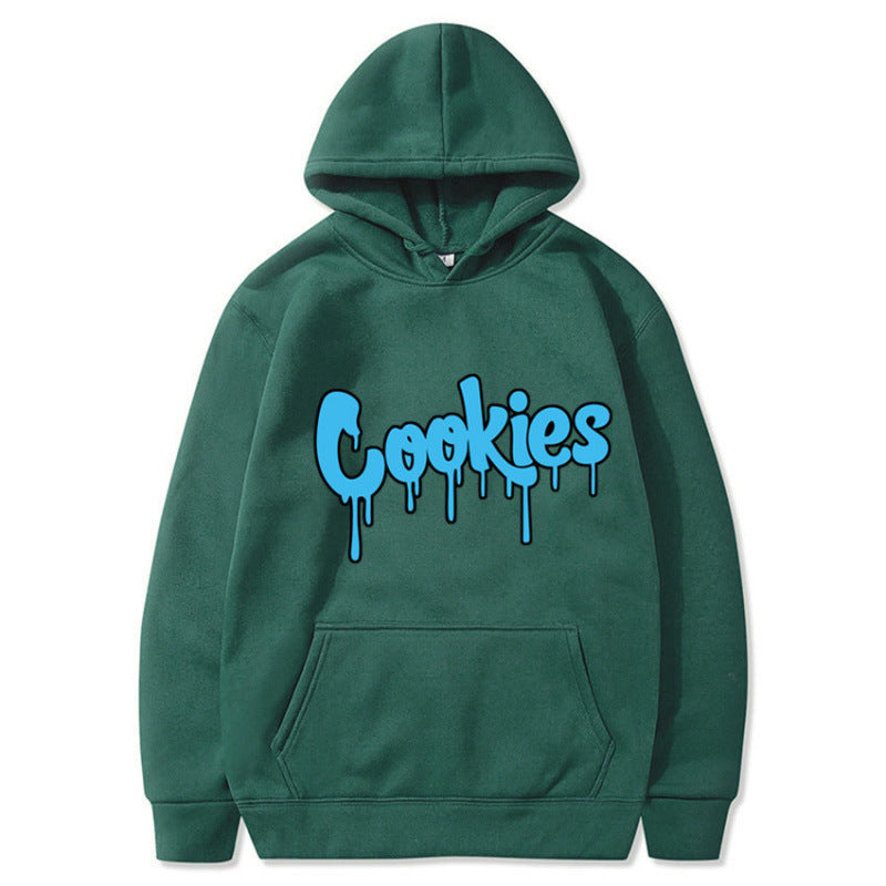 Kvinders hoodie sweatshirt med moderne grafisk print og komfortabel pasform Skovae