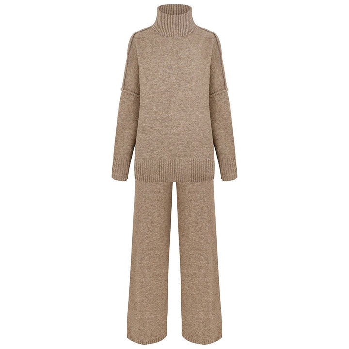 Dame Oversized Pullover med høj krave og bred pasform Stilla