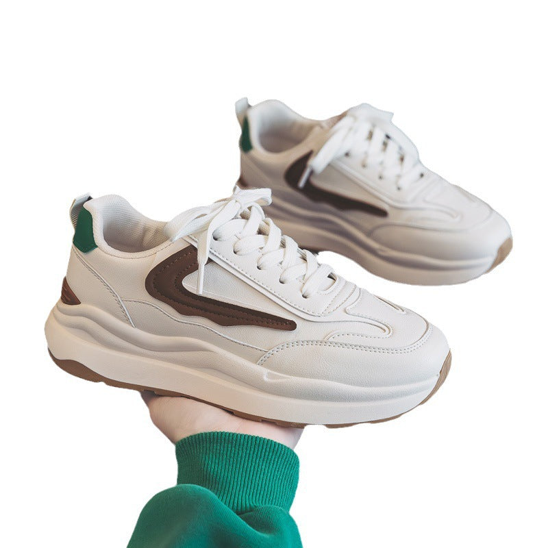 Dame Chunky Sneakers med sportsligt design Stilla