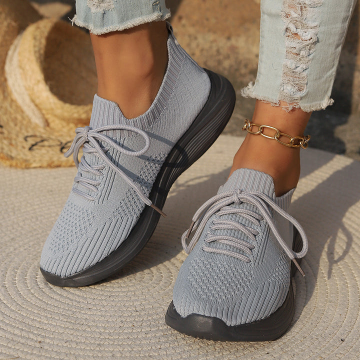 Kvinder Åndbare Strik-Sneakers Stilla