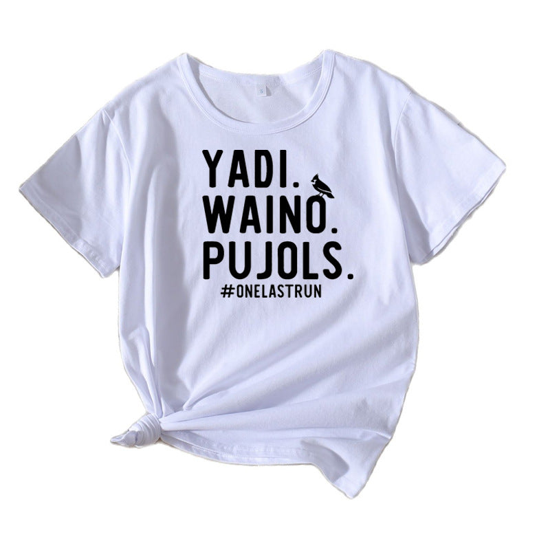 Dame Fritids Grafik T-Shirt Stilla