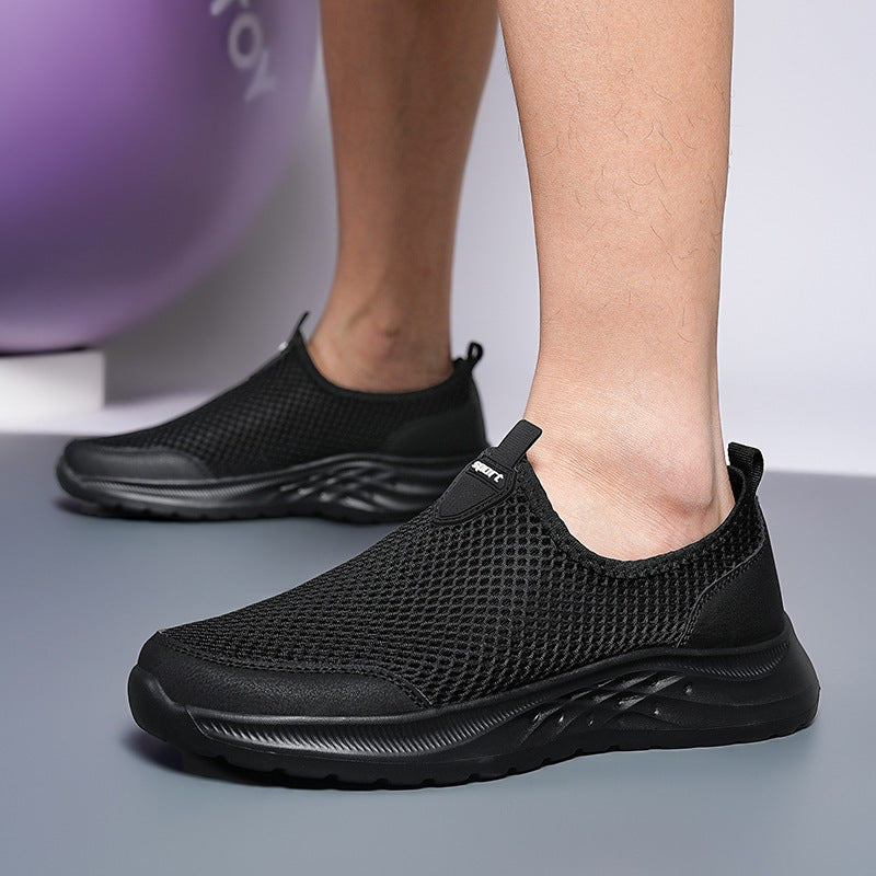 Herre Åndbare Slip-On Sneakers med Adaptivt Letvægtsdesign Skovae