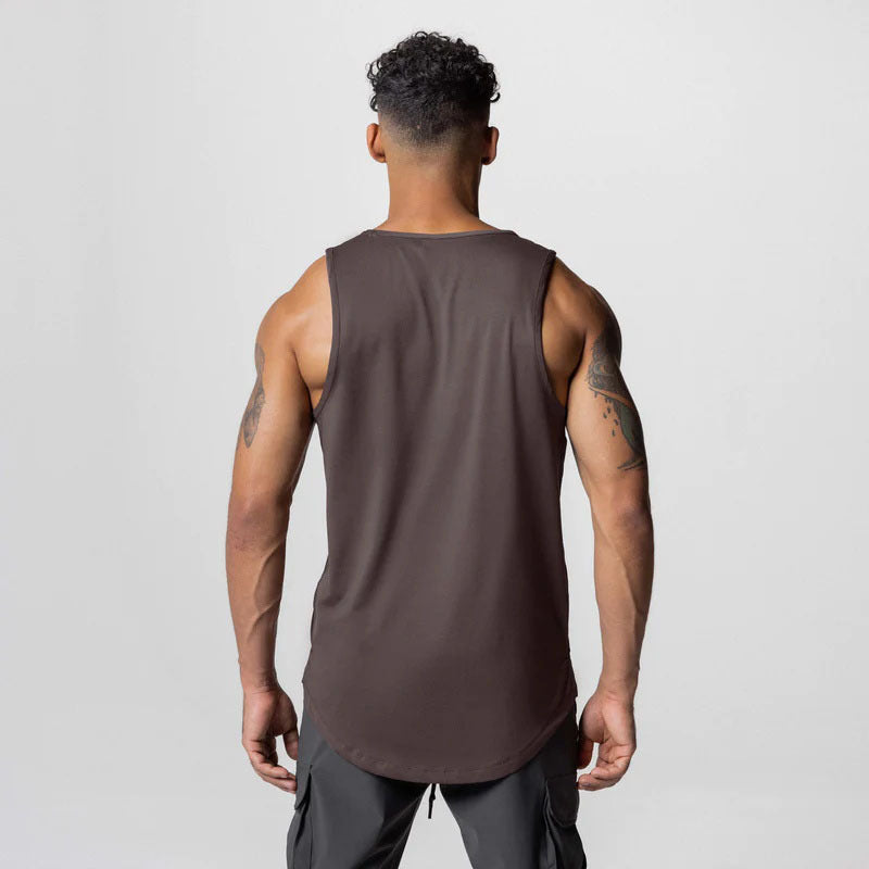 Herre Åndbart Muskelshirt med ergonomisk snit og fugtregulerende materiale Stilla