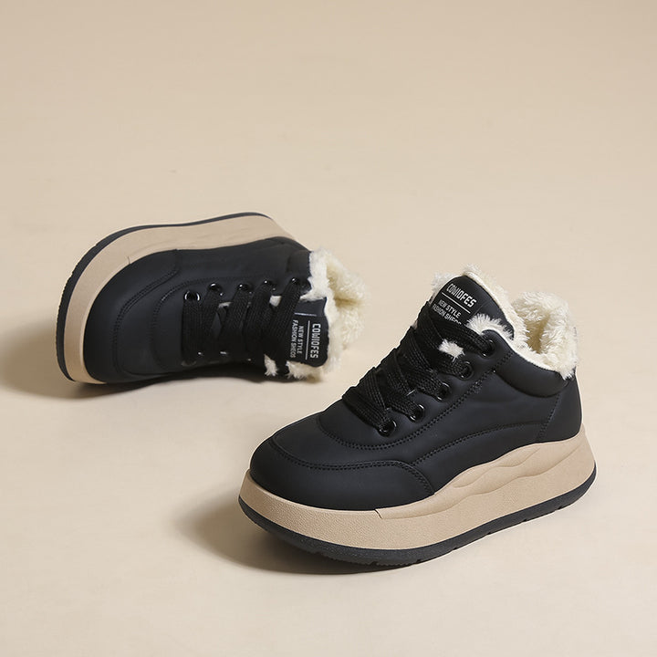 Dame Vinter Sneakers med varm Foring og skridsikker Såle Stilla