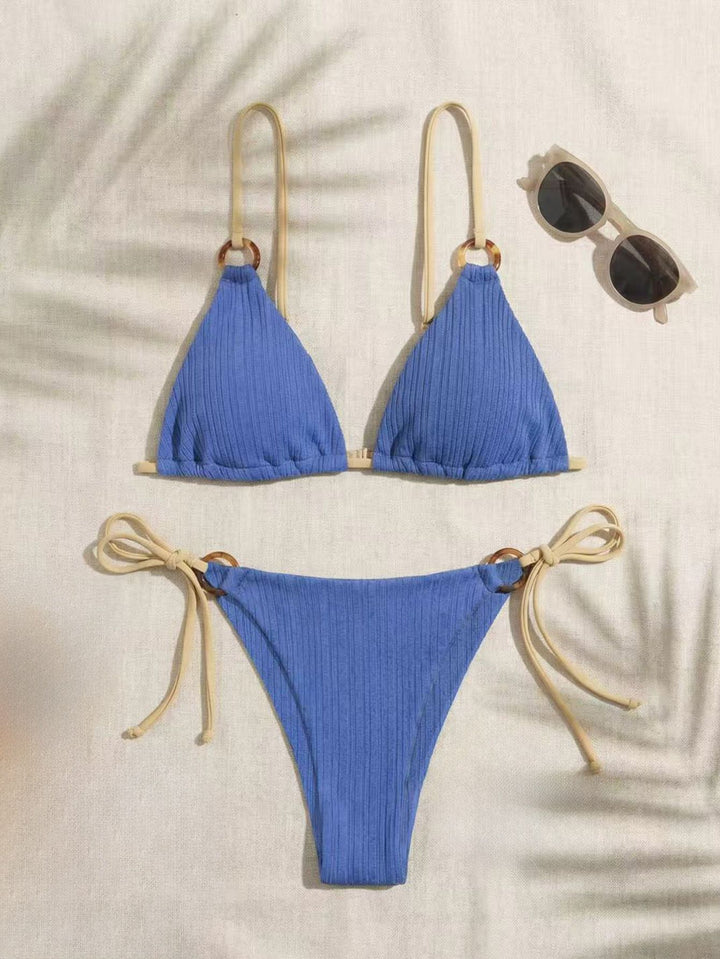 Dame trekantsbikini med justerbare stropper Skovae
