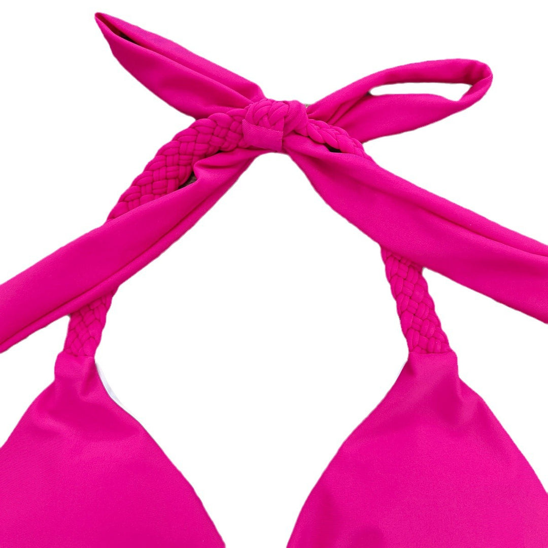 Dame Bikini-sæt med flettede stropper og asymmetrisk snit Stilla