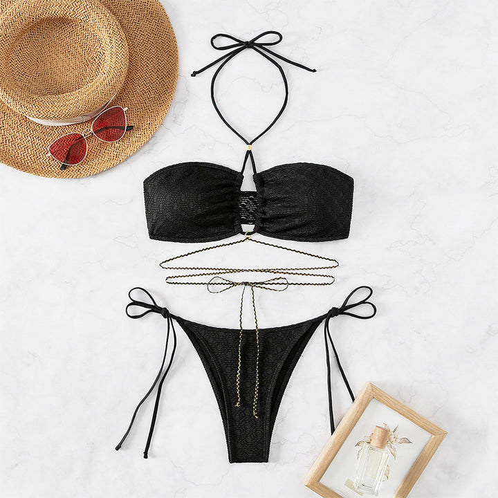Dame Stilfuld Bustier-Bikini-Sæt Stilla