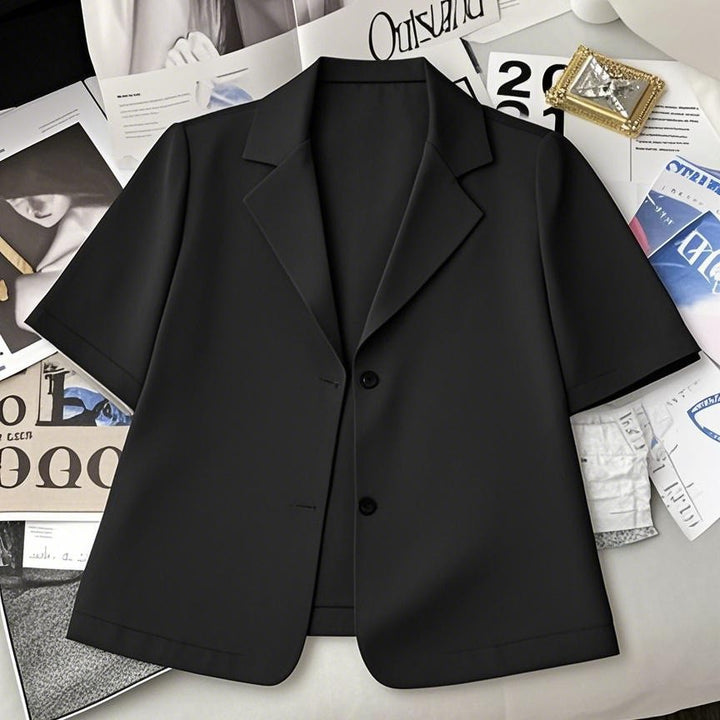 Dame Kortærmet Blazer med moderne snit Stilla