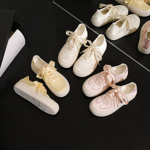 Dame modische Satin Sneakers Stilla