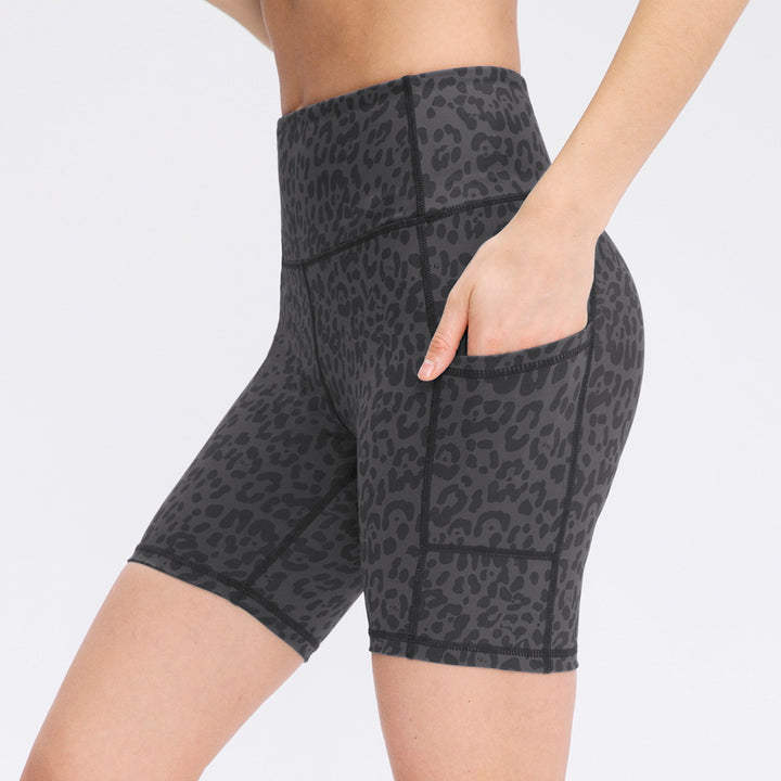 Dame Sportliche Højt Skårne Shorts Stilla