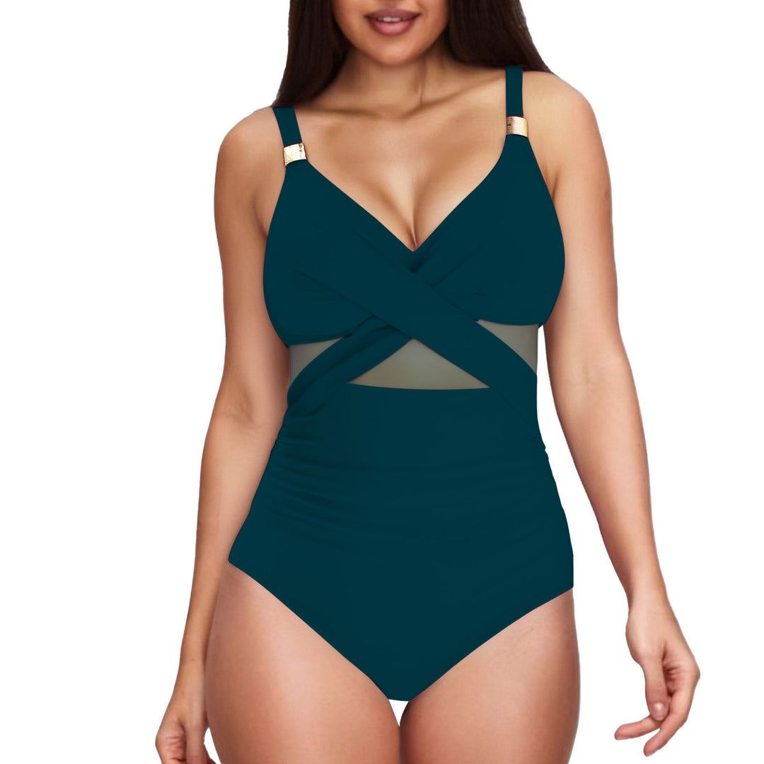 Damer Elegant One-Piece med transparente indlæg Skovae