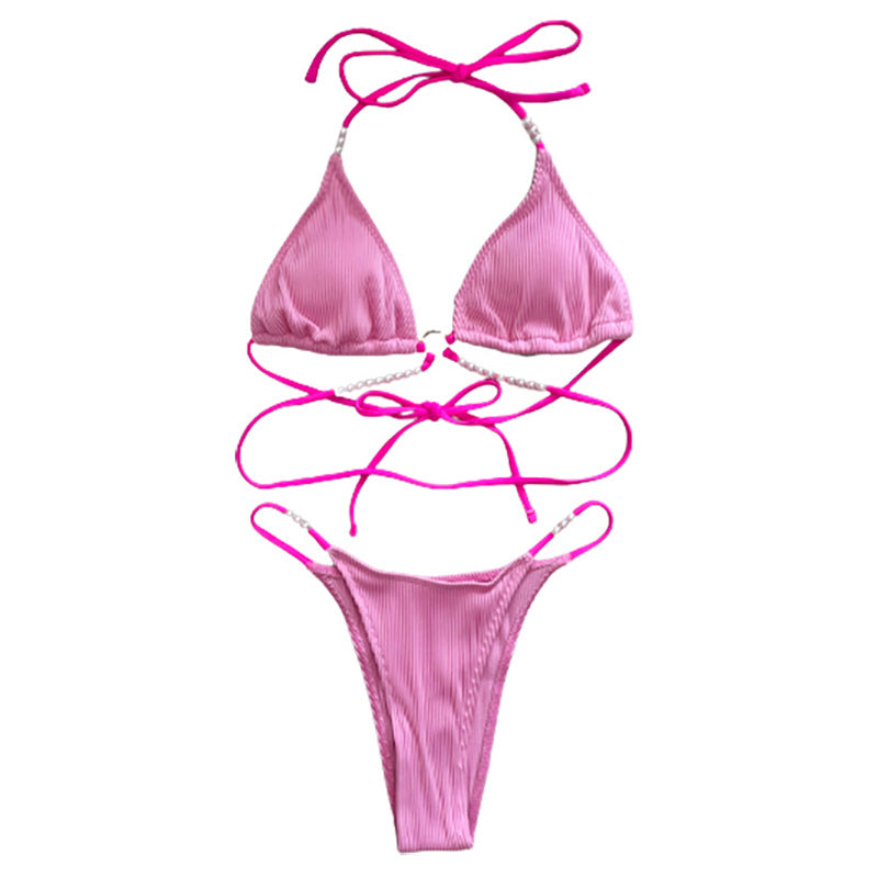Dame Justerbar Trekant-Cut Bikini-Sæt Stilla