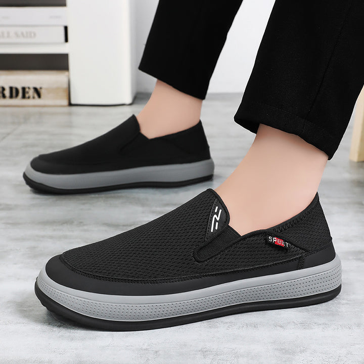 Dame Åndbare Slip-On Fritidssko med skridsikker Sål og let Design Stilla