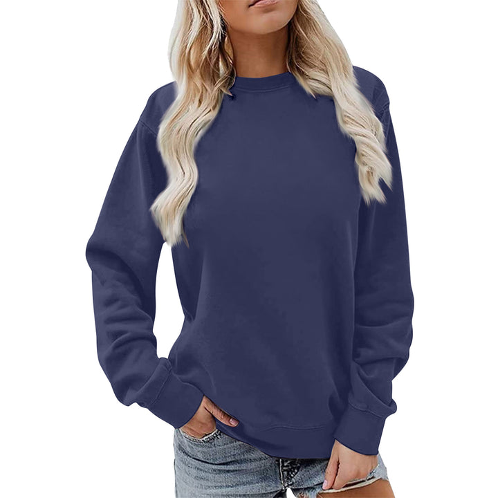 Kvinders sweatshirt med blødt foer og festligt vinmotiv Stilla