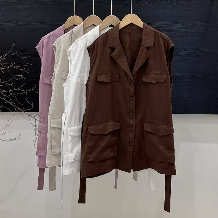 Femme Utility-vest med lommer Stilla