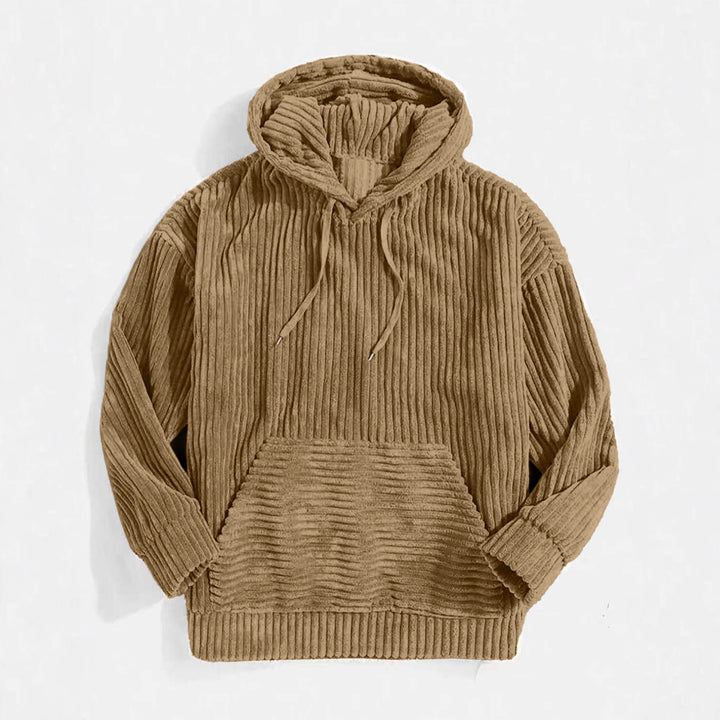 Kvindernes hyggelige hoodie i moderne ribdesign Stilla