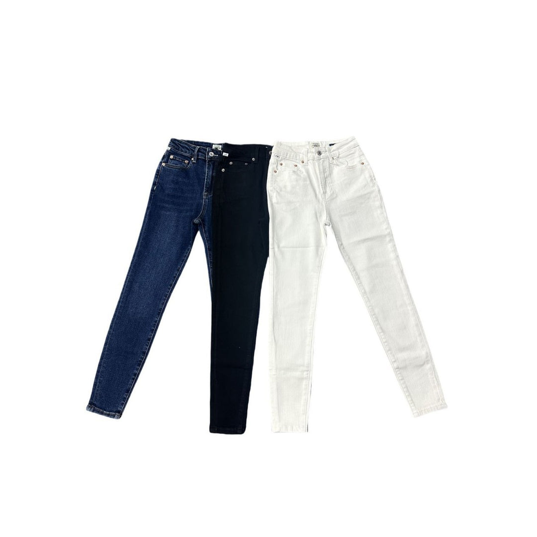 Dame anatomisk skåret Skinny Jeans Stilla