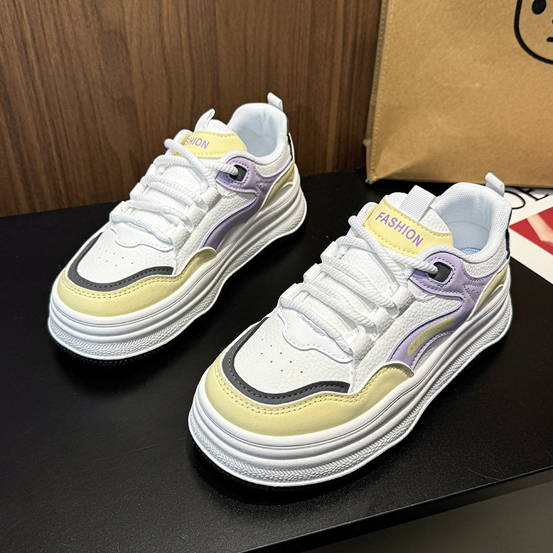 Dame sneakers i sporty design med dæmpende sål og åndbar overfladestruktur Stilla