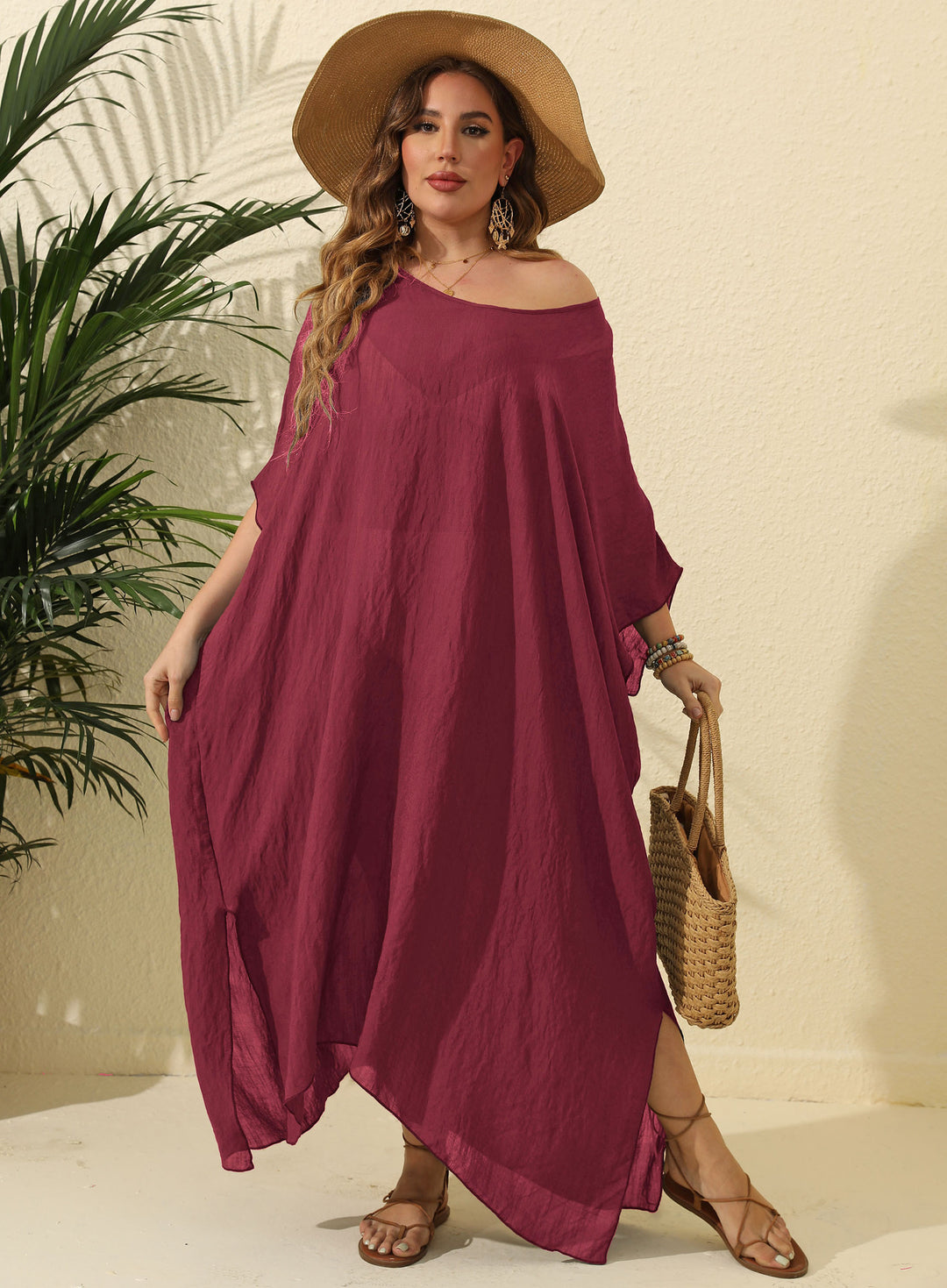 Dame Let Off-Shoulder Strandkjole Stilla