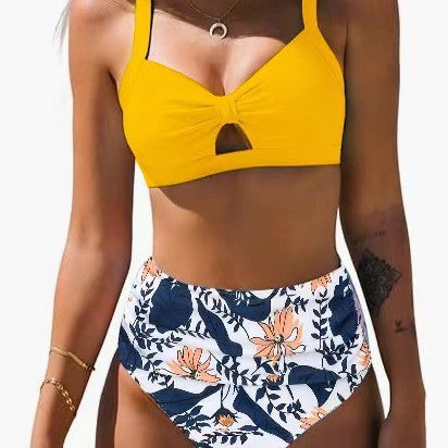 Dame Bikini-sæt med høj talje og dekorativ cut-out Stilla