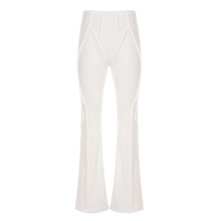 Dame flared leggings med høj talje og sømløst design Skovae