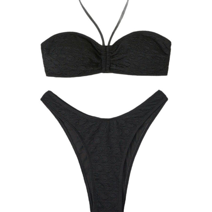 Dame strapless spids struktureret bikini-sæt Stilla