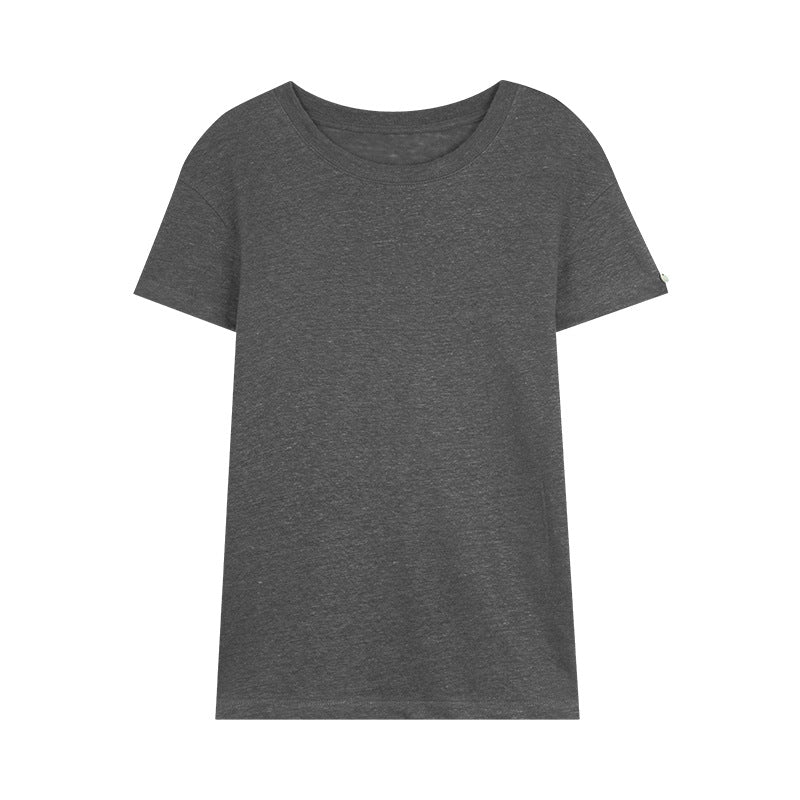 Dame komfortabel T-shirt med blød bomuldsblanding og afslappet snit Stilla