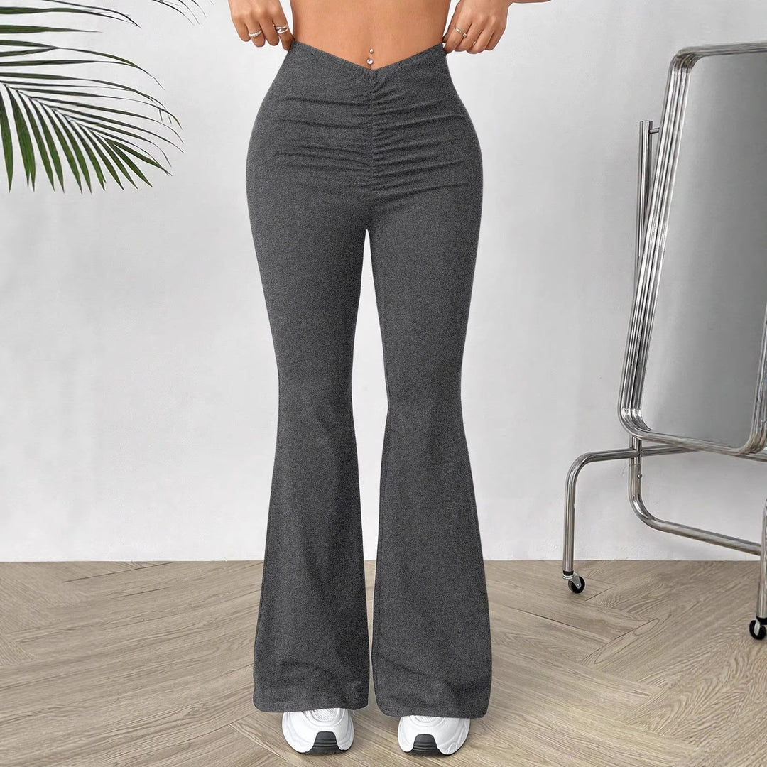 Dame Højtaljede Bootcut Bukser Stilla