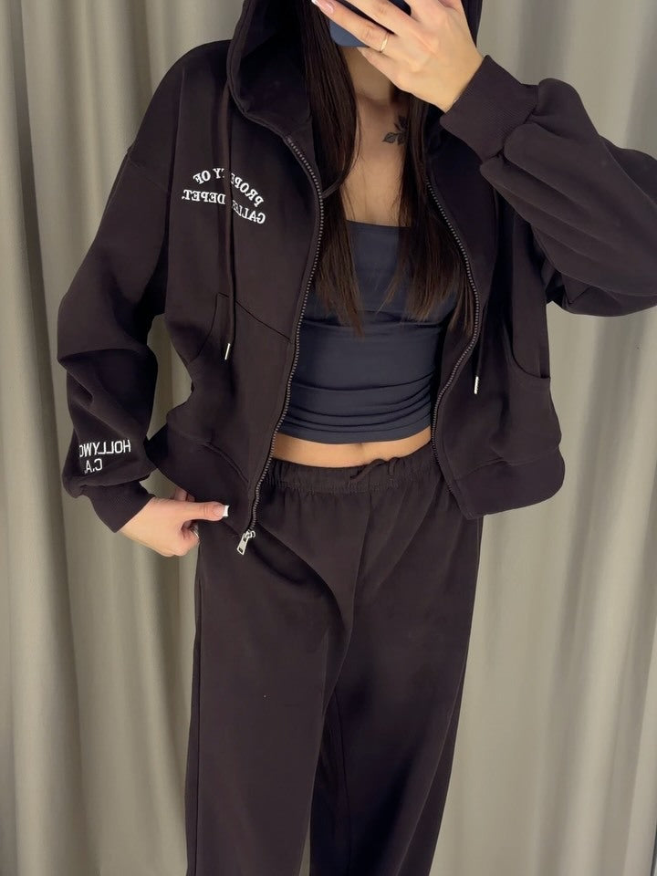 Dame fashionable sweat suit sæt med høj bærekomfort og afslappet pasform Stilla