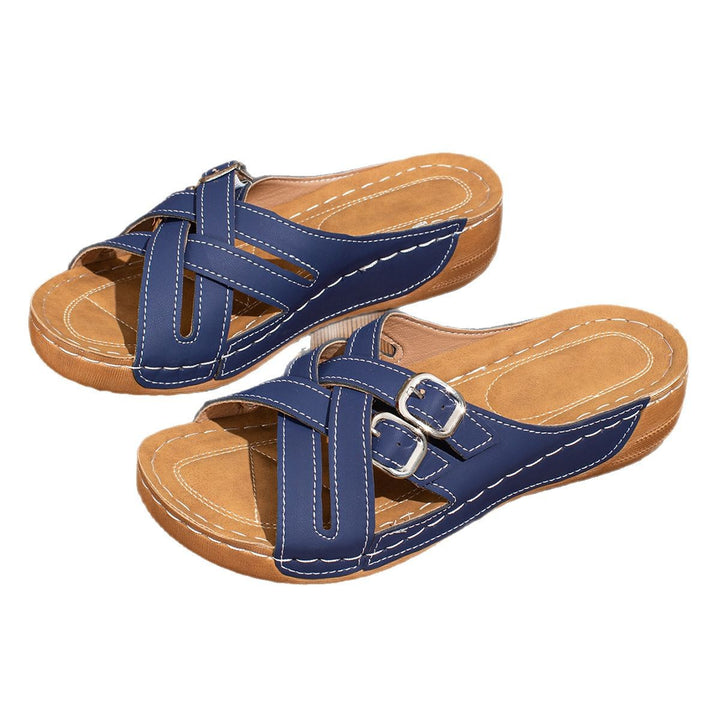 Dame Komfortable Rem-sandaler med moderne spænde-detalje Stilla