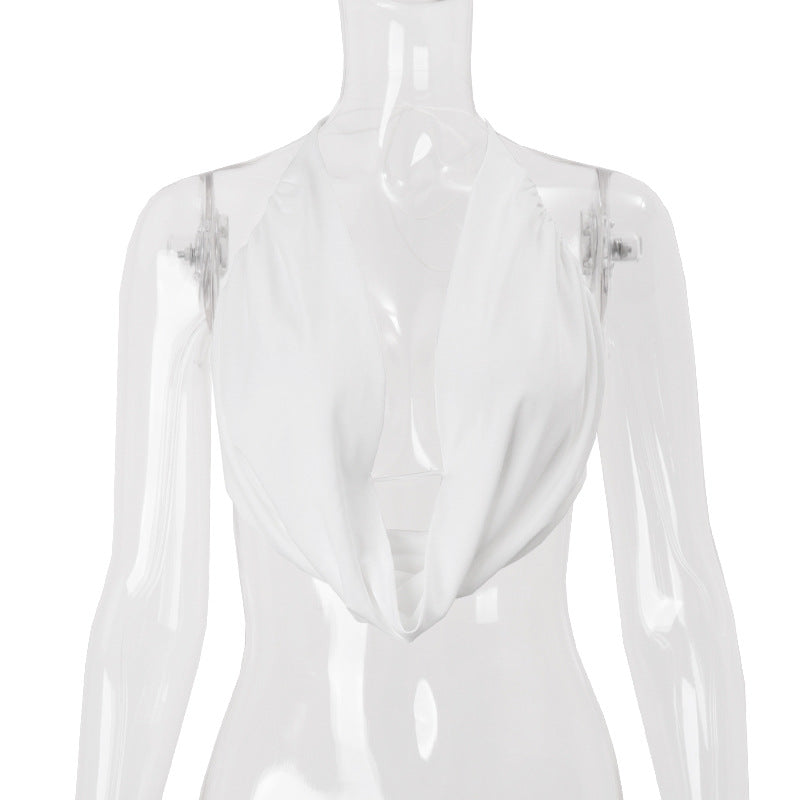 Dame Elegante og alsidig top med omslagskrave Stilla