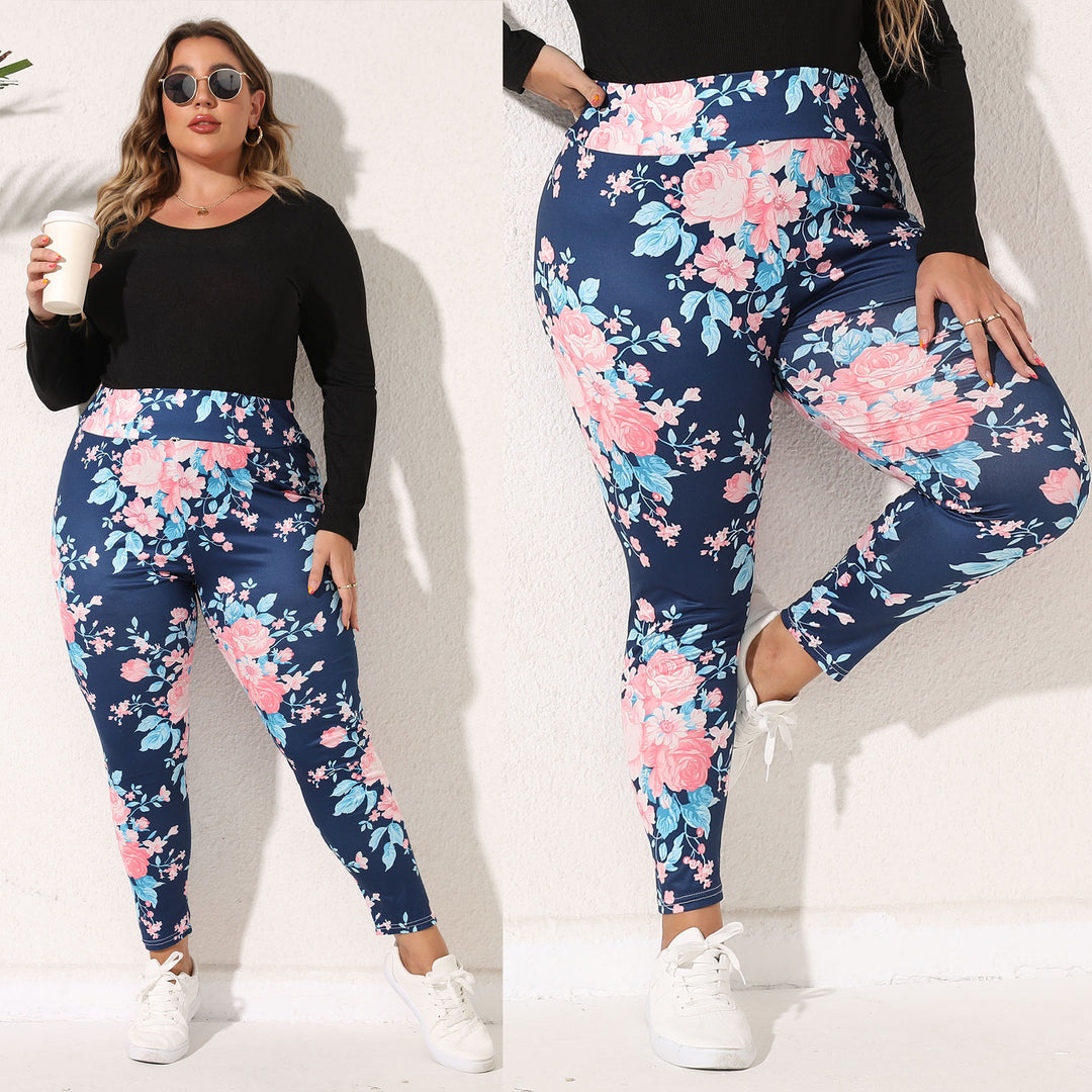 Dame Blomsterleggings Skovae