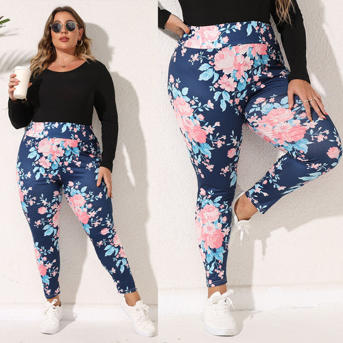 Dame Blomsterleggings Skovae