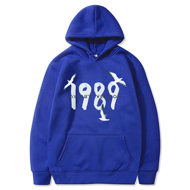 Kvinders hætte sweatshirt med kreativt fugledesign og høj kvalitet bomuld Skovae