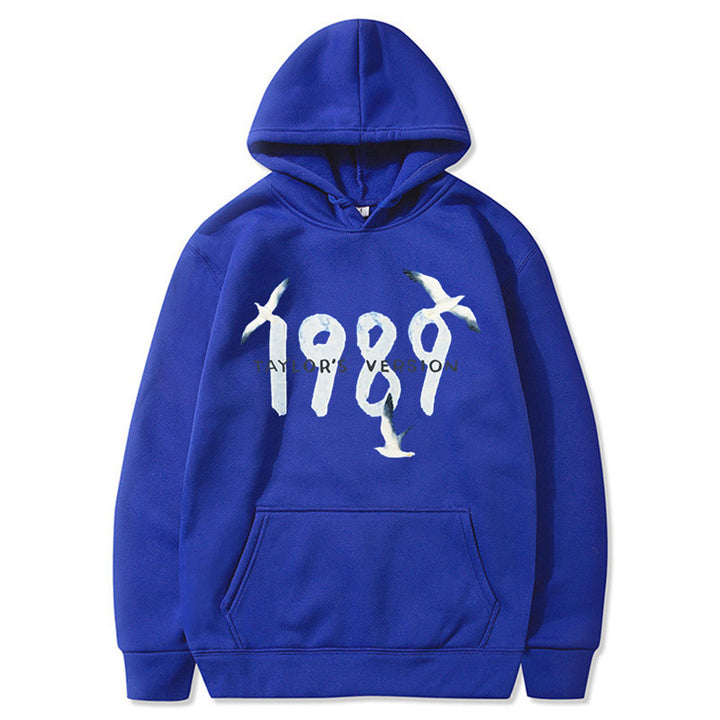 Kvinders hætte sweatshirt med kreativt fugledesign og høj kvalitet bomuld Skovae