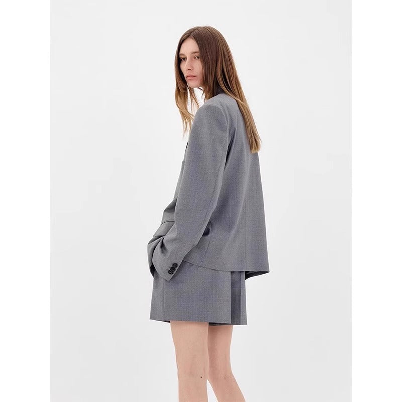 Dame Oversized Blazer med kort snit Stilla